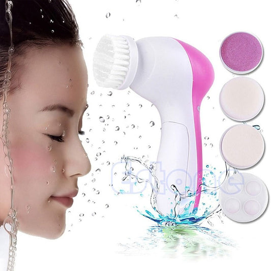 Facial Electric Cleanser And Massager, Face Massager Machine, Skin Electric Cleanser, Scrub Beauty Device Scrubber, Beauty Care Brush For Removing Blackhead Exfoliating And Massaging, Beauty Tool Device