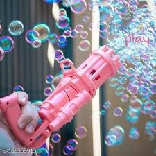 Automatic Bubble Gatling Gun 8-Holes Bubble Machine Bubble